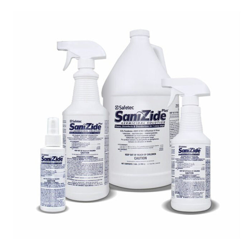 Safetec Sanizide Plus® Germicidal Wipes. Wipes Sanizide Plus Dispenser50/Cn Box 6/Cs, Case