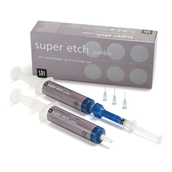 SUPER ETCH SYRINGE, 12GM, WITH 25 TIPS, SOLD AS EACH SDI 10000279