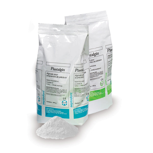 Septodont Plastalgin Dust-Free Alginate Alginate Quick Set Plastalgin16Oz/Bg 20Bg/Cs -01-C1000