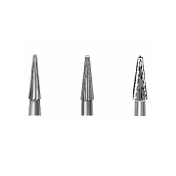 CARBIDE FINISHER, SH 246, HEAD SIZE 012 MM, HEAD LENGTH 3.6 MM, 10 BLADES, 450,000 RPM, FG, 3/PK, SOLD AS PACK SHOFU 10001192