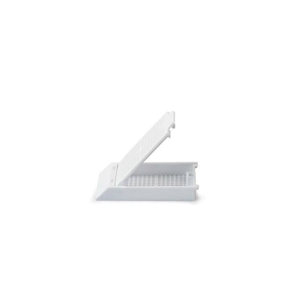 SWINGSETTE™ TISSUE CASSETTE, 45° ANGLE, ACETAL, BASE & LID PACKAGED SEPARATELY, RED, 500/BX, 2 BX/CS, SOLD AS CASE SIMPORT 10000280