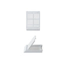SLIMSETTE™ TISSUE CASSETTE, 4-COMPARTMENT, 45° ANGLE, ACETAL, LILAC, 500/BX, 3 BX/CS, SOLD AS CASE SIMPORT 10000280