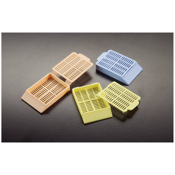 HISTOSETTE® I CASSETTES, TISSUE, 45 DEGREE ANGLE, AQUA, 500/BX, 3 BX/CS, SOLD AS CASE SIMPORT 10000280