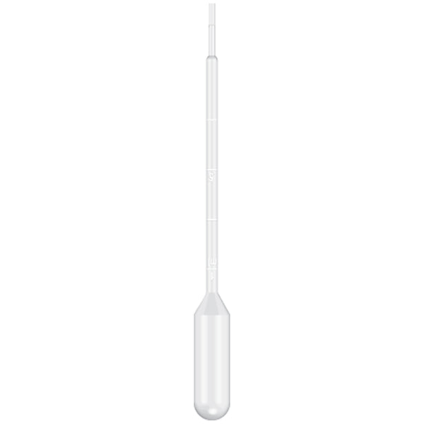 GRADUATED PIPET, 15CM LENGTH, 5ML CAPACITY, STERILE, 4000/CS, SOLD AS CASE SIMPORT 10000280