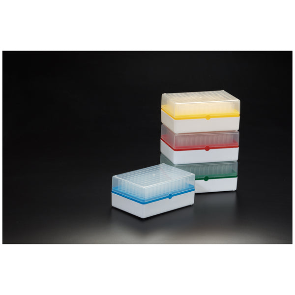 RACK WITH 12 STRIPS OF 8 TUBES, STERILE, GREEN, 10/CS, SOLD AS CASE SIMPORT 10000280