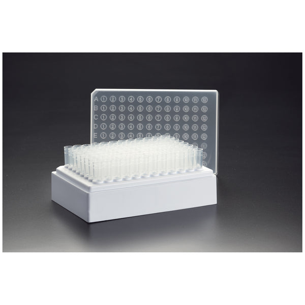 RACK WITH 96 PLAIN INDIVIDUAL TUBES, STERILE, 10/CS, SOLD AS CASE SIMPORT 10000280