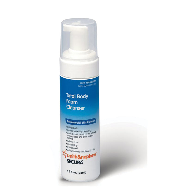 SMITH & NEPHEW SECURA™ TOTAL BODY FOAM CLEANSER, SOLD AS CASE SMITH 317