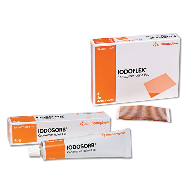 IODOFLEX WOUND PAD, 5 X 5GM , 5/BX, 12 BX/CS, SOLD AS CASE SMITH 317