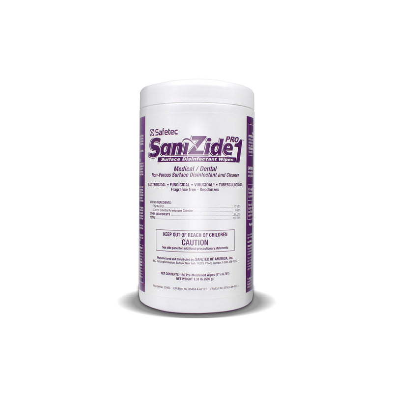 SANIZIDE PRO 1, 32 OZ BOTTLE WITH SPRAYER 6/CS, SOLD AS CASE SAFETEC 10001289