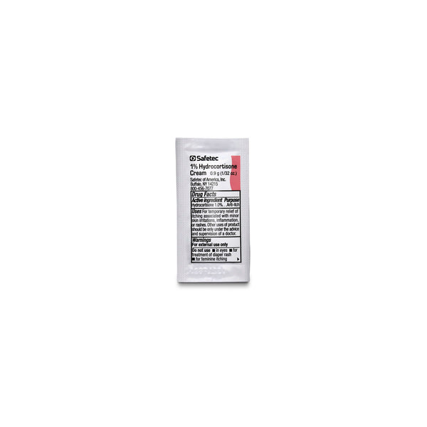 1% HYDRO CREAM, 0.9G POUCH, BULK, 2000/CS, SOLD AS CASE SAFETEC 10001289