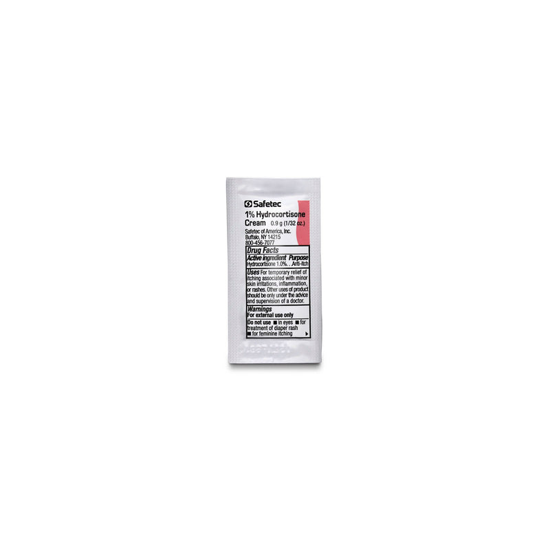 1% HYDRO CREAM, 0.9G POUCH, BULK, 2000/CS, SOLD AS CASE SAFETEC 10001289