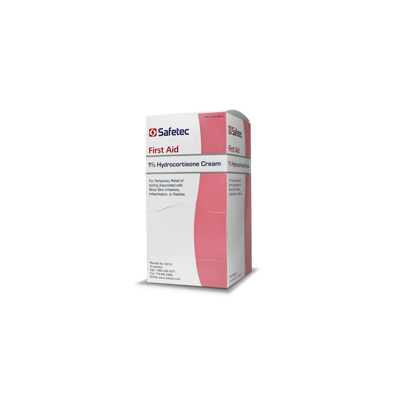 Safetec Hydrocortisone Cream Cream 1 Pct Hydro 0.9Gpouch 144Ph/Bx 12Bx/Cs -53110