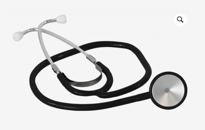 Asp Global Stethoscope Stethoscope Single Head Adultblack 50Bg/Bx 2Bx/Cs (Drop) -STT101