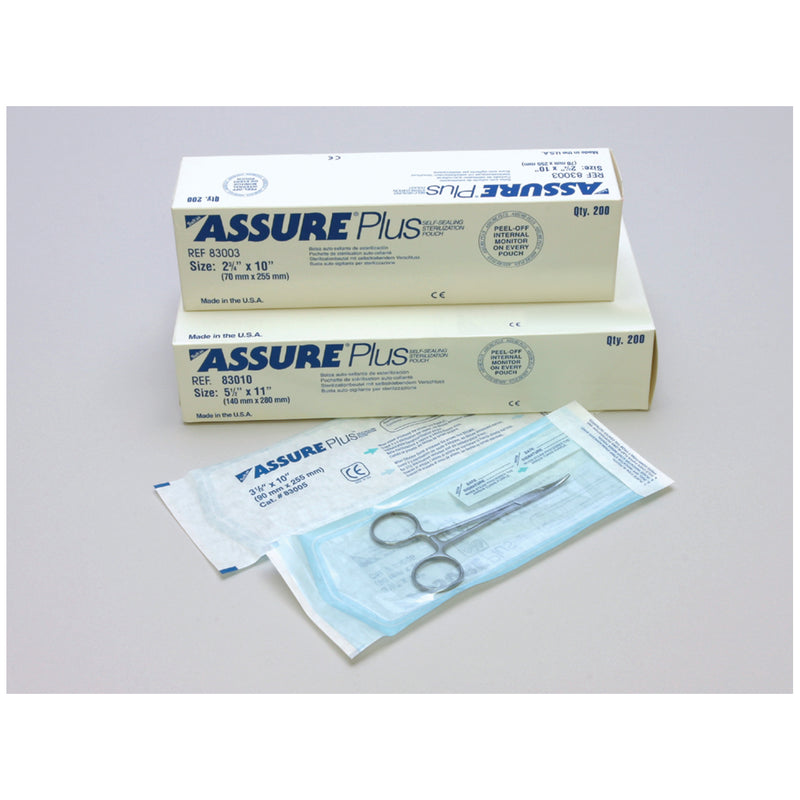 STERILIZATION POUCH, 5¼" X 7½", 200/BX, SOLD AS BOX SULTAN 10000215
