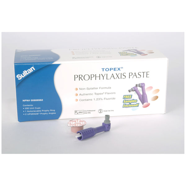PROPHYLAXIS PASTE, BUBBLE GUM, FINE, 200 CUPS/BX, SOLD AS BOX SULTAN 10000215