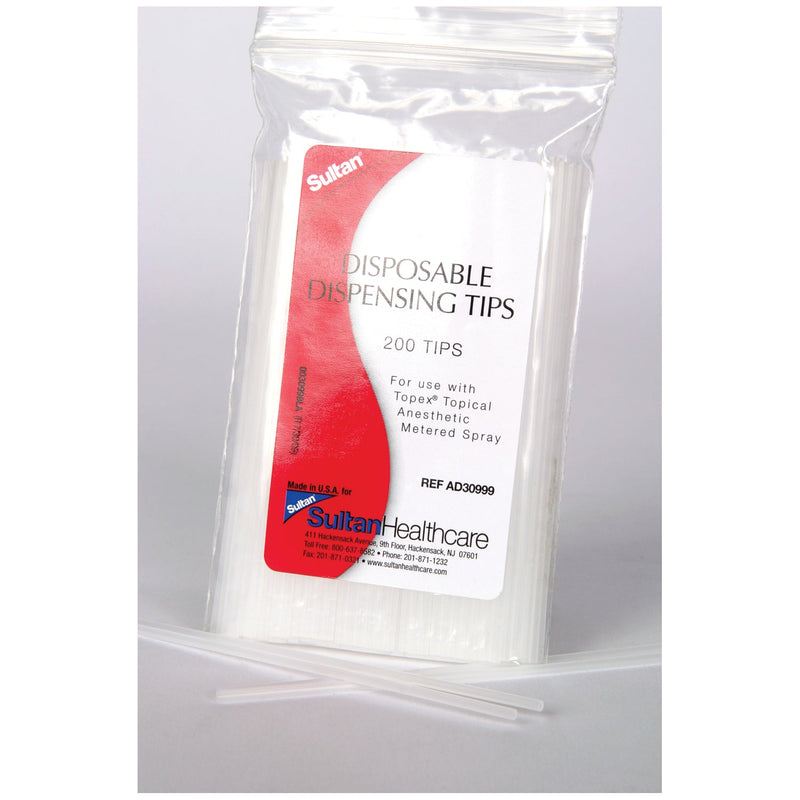 Sultan Topex Topical Anesthetics Metered Spray 20% Benzocaine Tips Anesthetic Metered Spray200/Bg 12Bg/Cs -AD30999