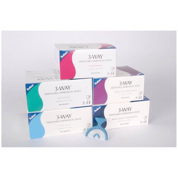 ASSORTED IMPRESSION TRAYS , 40/BX, SOLD AS BOX SULTAN 10000215