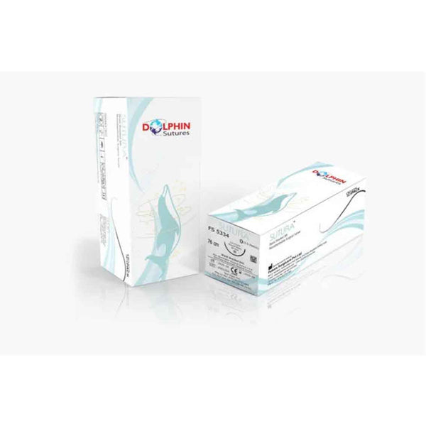 Surgical Specialties Sutures Suture Silk Blk Brd 7-012In/30Cm Rev Cut 3/8C 12/Bx -D2680N