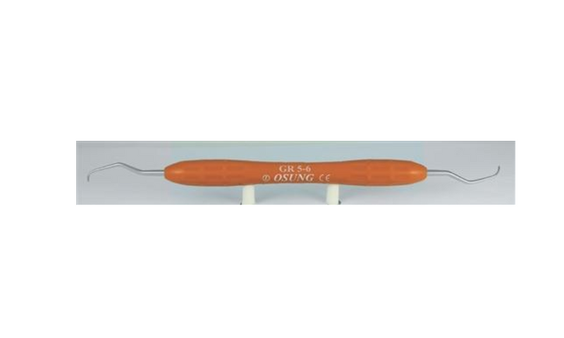 Dental Curette, Gracey, Standard, Autoclavable Silicone Handle, 2CLGR5-6 - Osung USA