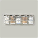 SUNDRY JARS, GLASS, UNLABELED, STAINLESS STEEL LIDS, 1/BX, 6 BX/CS, SOLD AS CASE DUKAL 10000117