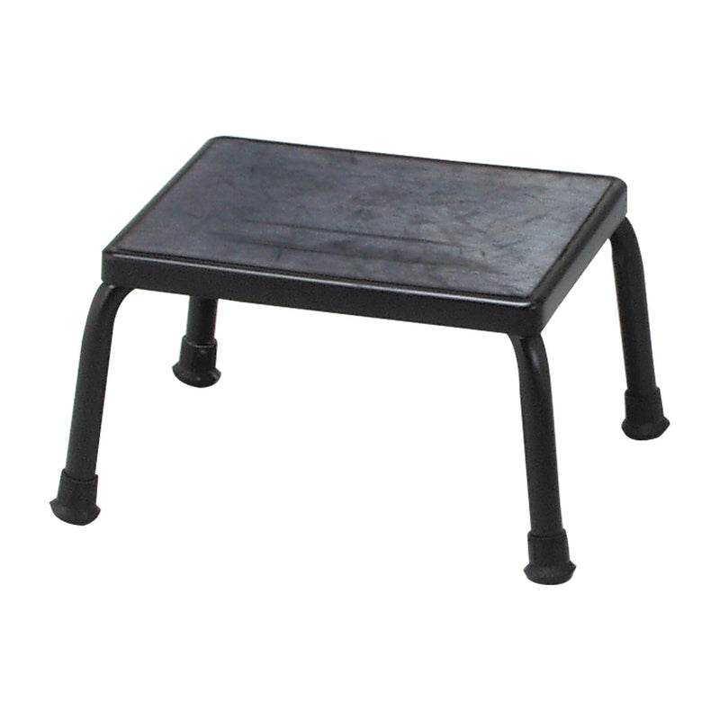 FOOTSTOOL W/ HAND RAIL, BARIATRIC, CHROME, 11" X 14" PLATFORM, 700 LB WEIGHT CAPACITY, SOLD AS EACH DUKAL 10000117