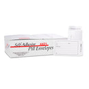PRINTED PILL ENVELOPE, 3.5" X 2.25", 1000/BX, SOLD AS BOX DUKAL 10000117