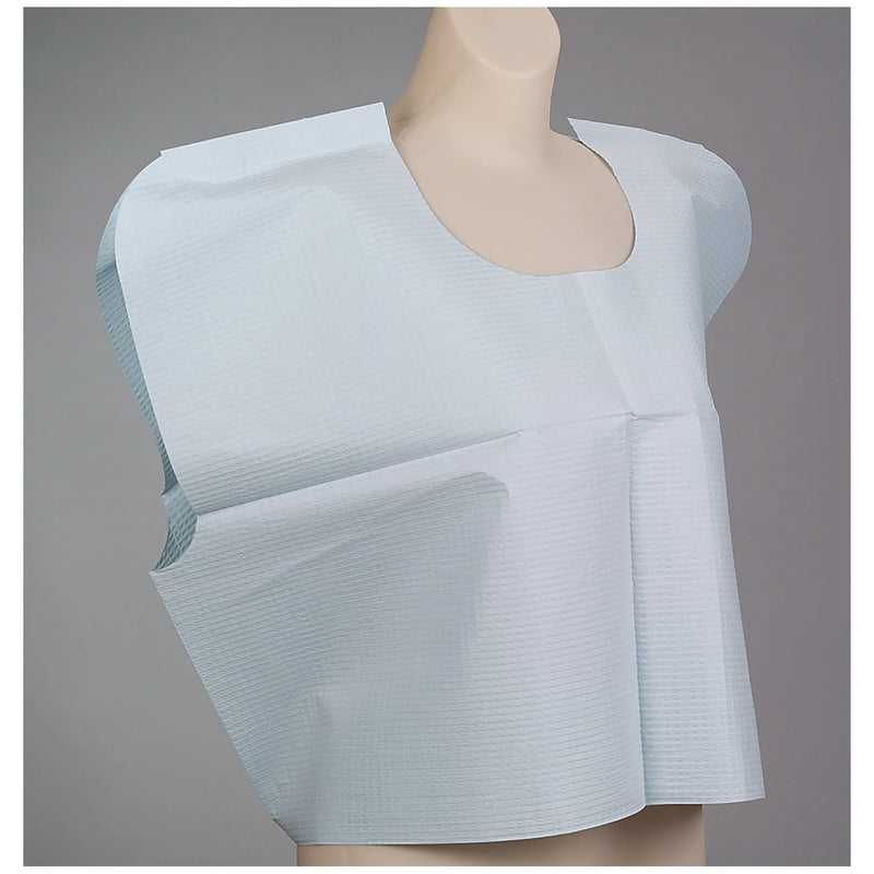 EXAM CAPE, BLUE, 30" X 21", 3-PLY, 100/CS, SOLD AS CASE TIDI 203