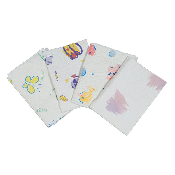 Tidi 2-Ply Tissue/Poly Towel & Bib Towel 2Ply Poly 10X13Under The Sea 250/Cs -981610