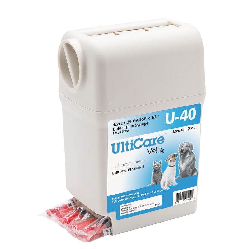 U-100 SYRINGE, 29G X ½, 1/22CC, 100/BX, SOLD AS BOX ULTIMED, 10000846