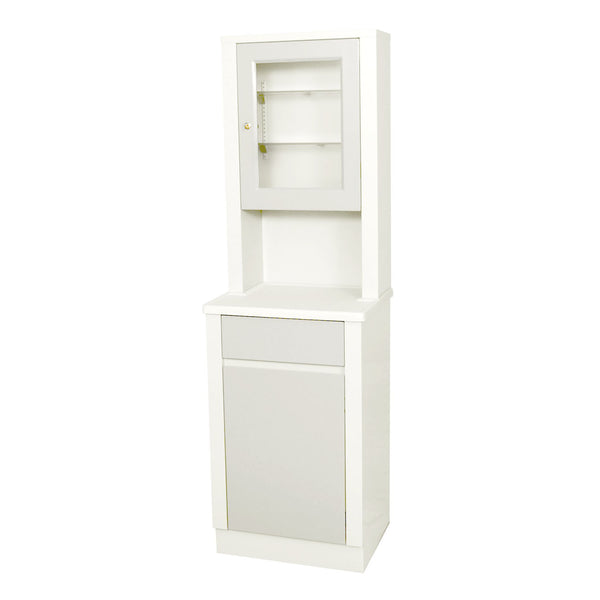 TREATMENT CABINET, 6120, TWO DOORS, TWO DRAWERS, ONE SHELF, 27"W X 34"H X 16.5"D, QUIET WHITE, SOLD AS EACH UMF 10001064