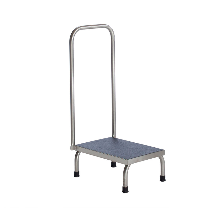 STEP STOOL, 1-STEP, STAINLESS STEEL, 18"W X 7 5/8"H X 12"D, SOLD AS EACH UMF 10001064