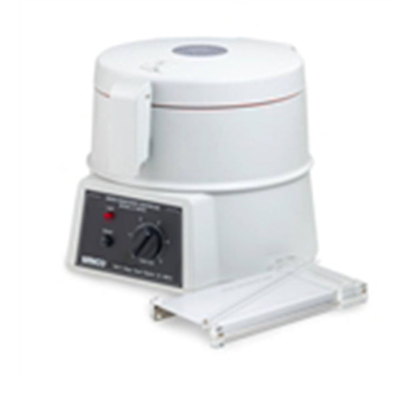 CENTRIFUGE, SPEED 12,000 RPM WITH ELECTRIC MOTOR BRAKING AND SAFETY LATCH, 5 MIN. TIMER WITH BELL SIGNAL, 24 PLACE MICROHEMATOCRIT, SOLD AS EACH UNICO