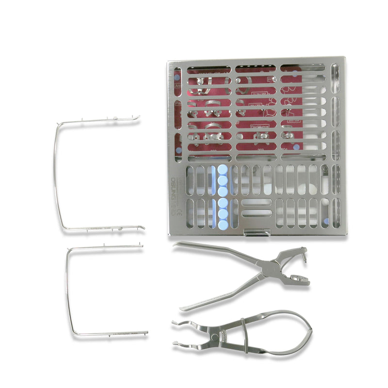 Rubber Dam Clamps Kit with Cassette Osung -RDSET