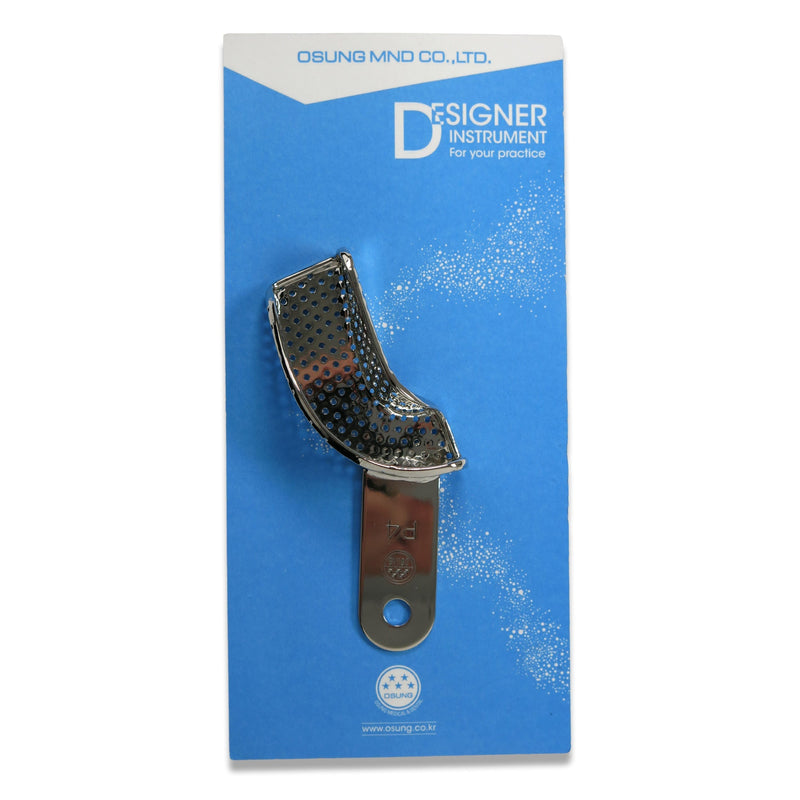 Dental Impression Tray, Partial, Ni-Brass, TBWP4 - Osung USA