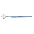 Mouth Mirror, Front Surface Double Side,Cone Socket No. 4, 22mm dia, Blue Handle, EA - Osung USA 