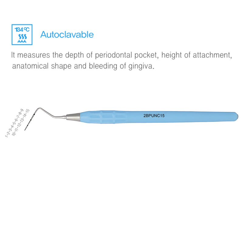 Osung UNC15 Dental Probe Autoclavable Silicone Handle Premium -2BPUNC15 - Osung USA