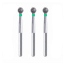 Spherical 2.9 mm Dia. Coarse Grit Diamond Bur 3 per pack. 001.29C2