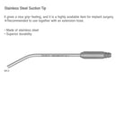 Osung Dental Suction Tip 4mm Stainless Steel Premium -SN4SUS - Osung USA