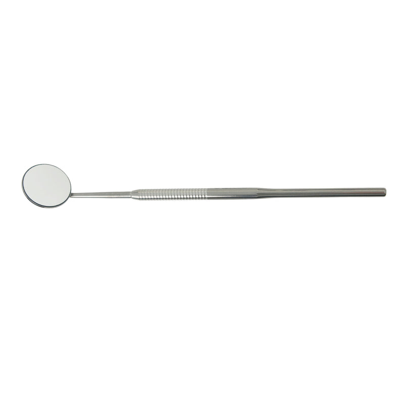 Mouth Mirror Front Surface, Cone Socket No. 5, 24mm dia, metal handle, EA - Osung USA 