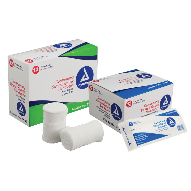 BANDAGE, 2", NON-STERILE, CLEAN WRAP, 500/CS, SOLD AS CASE DYNAREX 10000058
