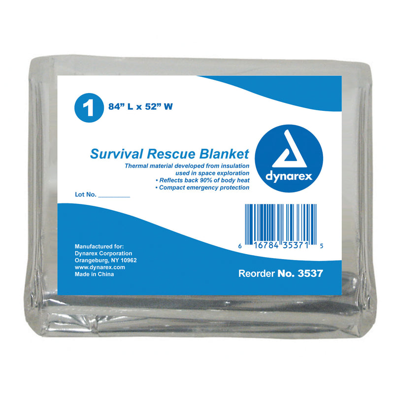 EMERGENCY RESCUE BLANKET, 52" X 84", 120/CS, SOLD AS CASE DYNAREX 10000058