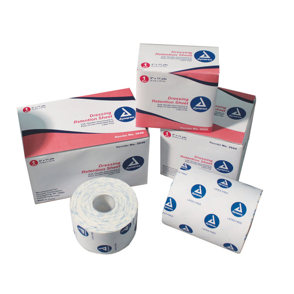 TAPE RETENTION DRESSING, 2" X 11 YDS, 1/BX, 5 BX/CS, SOLD AS CASE DYNAREX 10000058