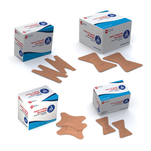 BANDAGE, 1¾" X 3", FINGERTIP, 100/BX, 24 BX/CS, SOLD AS CASE DYNAREX 10000058