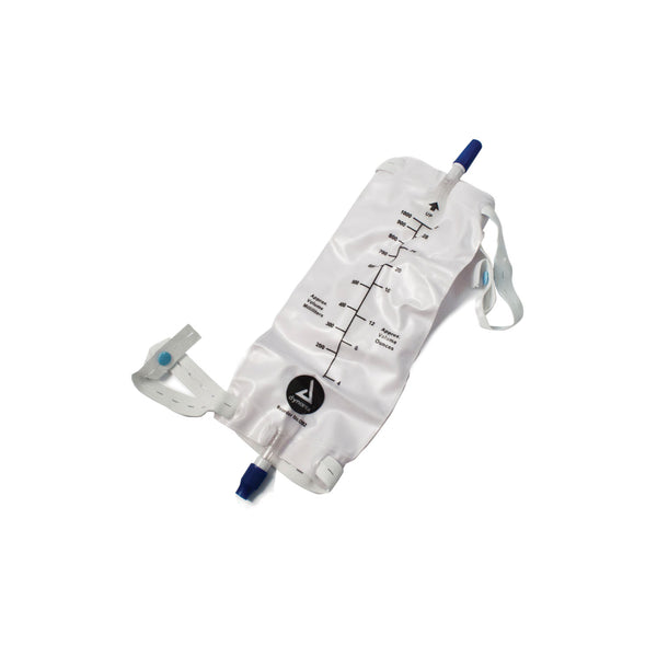 URINARY LEG BAG, LARGE, 800 ML, TWIST VALVE, 12/BX, 4 BX/CS, SOLD AS CASE DYNAREX 10000058