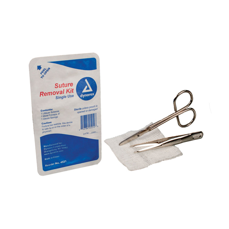 DYNAREX SUTURE REMOVAL KIT, SOLD AS CASE DYNAREX 10000058