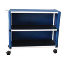 LINEN HANGING CART, 1-SHELF, MESH OR SOLID VINYL COVER, 3" CASTERS, SOLD AS EACH MJM 10000133