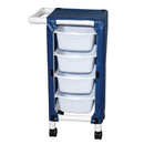 UNIVERSAL CART, 10 SLIDE OUT DRAWERS, DRAWER SIZE 10"W X 13½"D X 3"H 10"W X 13½"D X 7"H, SOLD AS EACH MJM 10000133