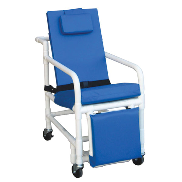 STANDARD 3-POSITION RECLINE GERI-CHAIR CHAIR WILL FIT AVERAGE HEIGHT RESIDENTS, ELEVATED LEGREST AND DUAL DROP ARMS, SOLD AS EACH MJM 10000133