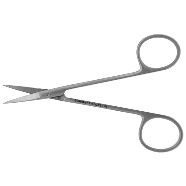 IRIS SCISSOR, ROUND, CURVED, SHARP/ SHARP, 17MM BLADE, RIBBON TYPE, 3¾", SOLD AS EACH BR 10000598