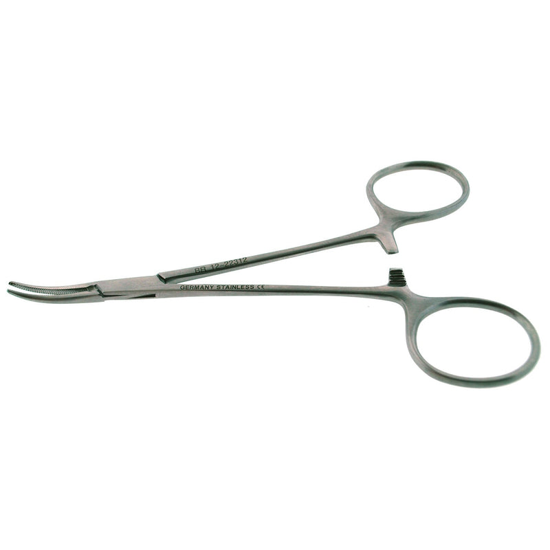 Br Surgical Halsted Forceps Halsted-Micro Mosquito Forcep, 1X2 Teeth, Curved, 5" -BR12-23312